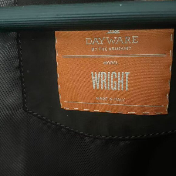 The Armoury Dayware Made in Italy Wright Brown Suede Blouson Coat 50 USD $1675 - Picture 5 of 5